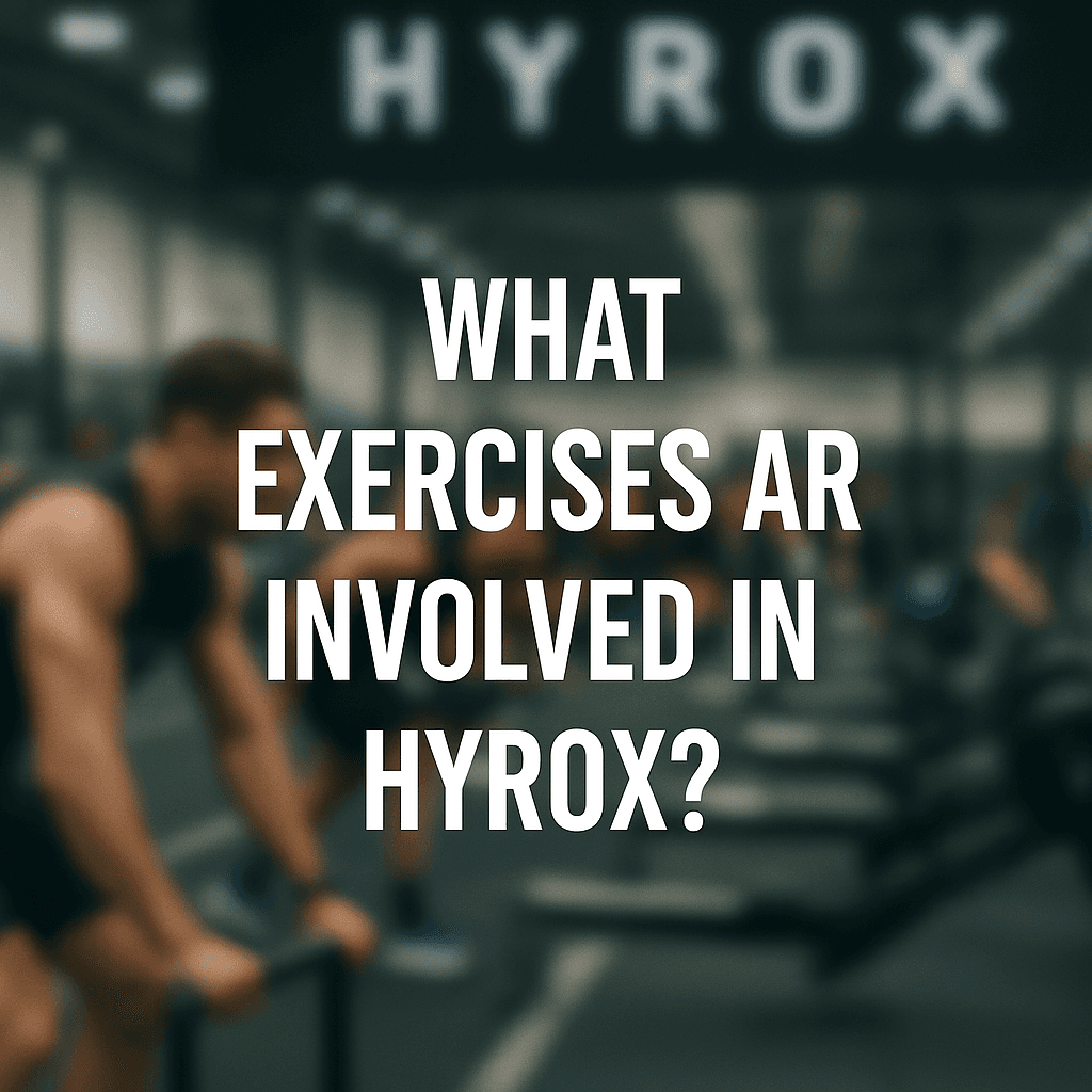 What exercises are involved in Hyrox?